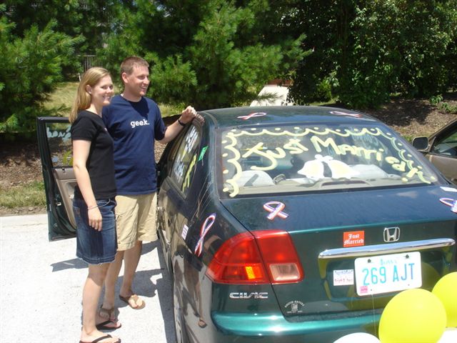 scott's car (post-wedding)